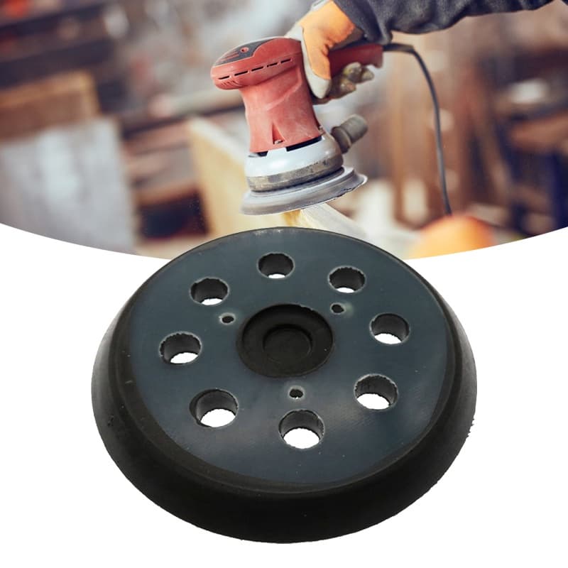 5 นิ้ว 125 มม. 8 หลุม 3 และ 4 เล็บ Hook Loop Orbital Sander ReplacementPad Backing Pad Sanding Backing Disc รูปที่ 6