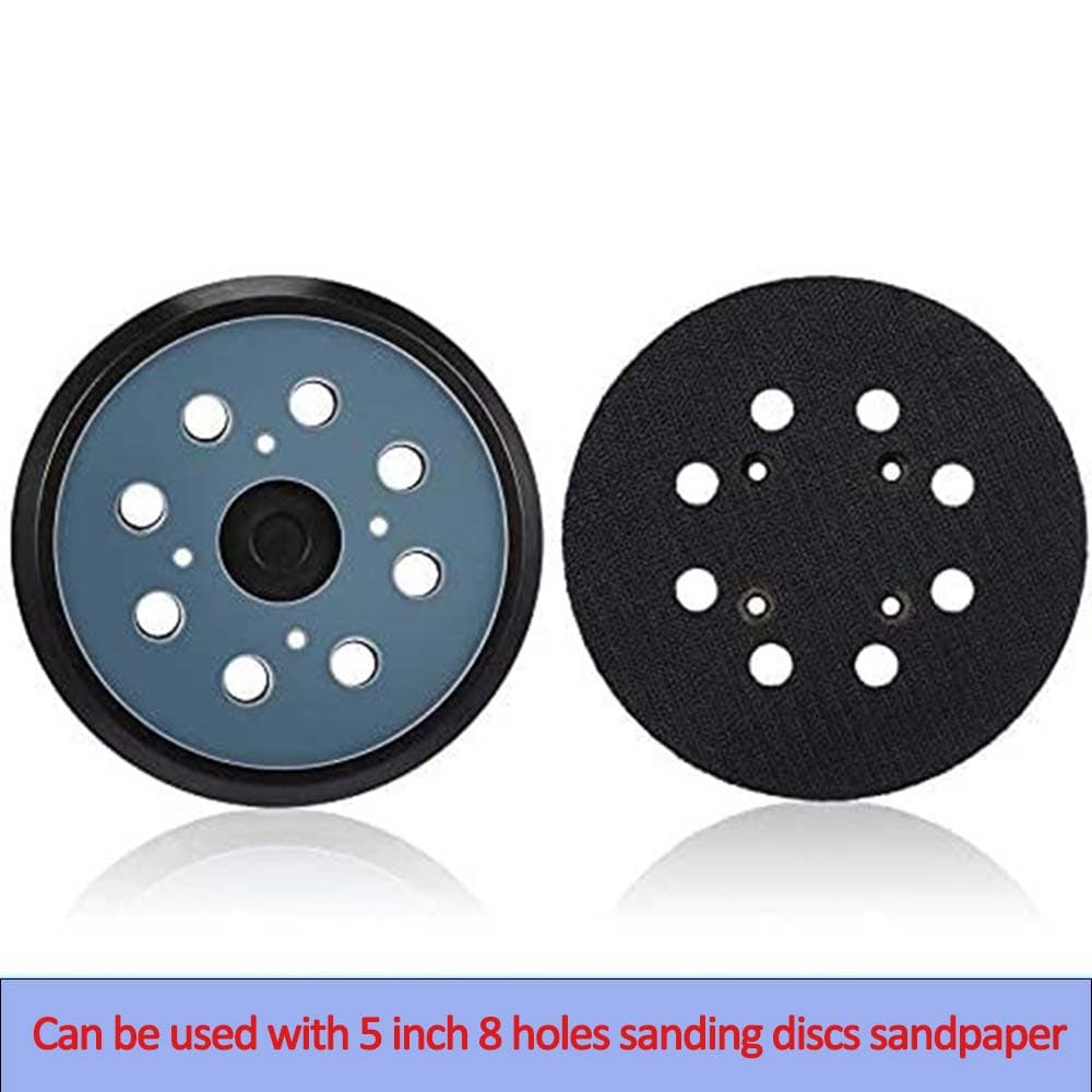 5 นิ้ว 125 มม. 8 หลุม 3 และ 4 เล็บ Hook Loop Orbital Sander ReplacementPad Backing Pad Sanding Backing Disc รูปที่ 4