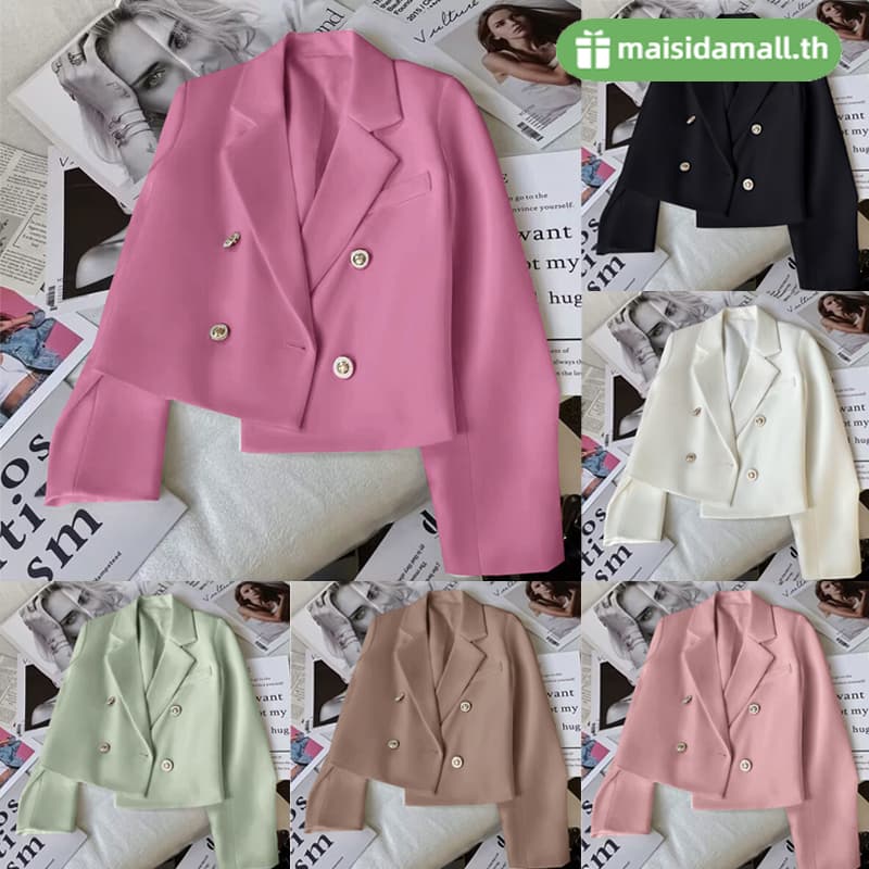 MSD เสื้อสูท ชุดสูทผู้หญิง Blazer สูท สูทแขนยาว 6 สี รูปที่ 1
