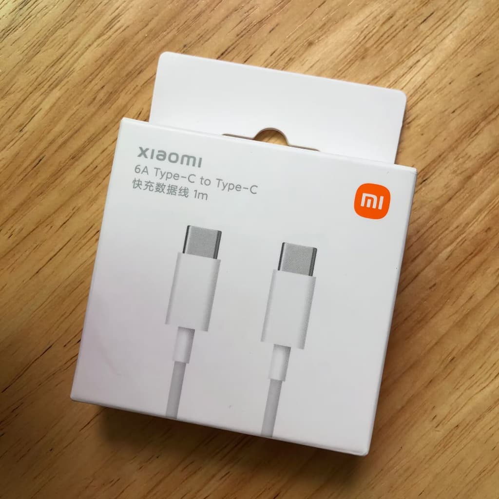 ต้นฉบับ Xiaomi 6A TypeC สายชาร์จ Xiaomi C ถึง C Xiaomi 120W สายชาร์จอย่างรวดเร็วสำหรับ Mi 13pro / 11T Pro / Redmi Note11 Pro Data Cable เข้ากันได้กับ 67W / 55W / 33W รูปที่ 1
