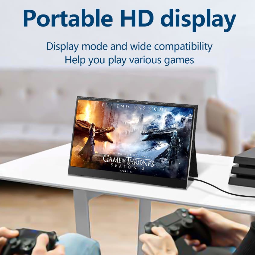 Maingear หน้าจอมอนิเตอร์ IPS HDR Portable monitor 1920*1080p 15.6 นิ้ว แบบพกพา สําหรับ Switch XBOX PS4 PS5 โทรศัพท์มือถือ แล็ปท็อป รูปที่ 6