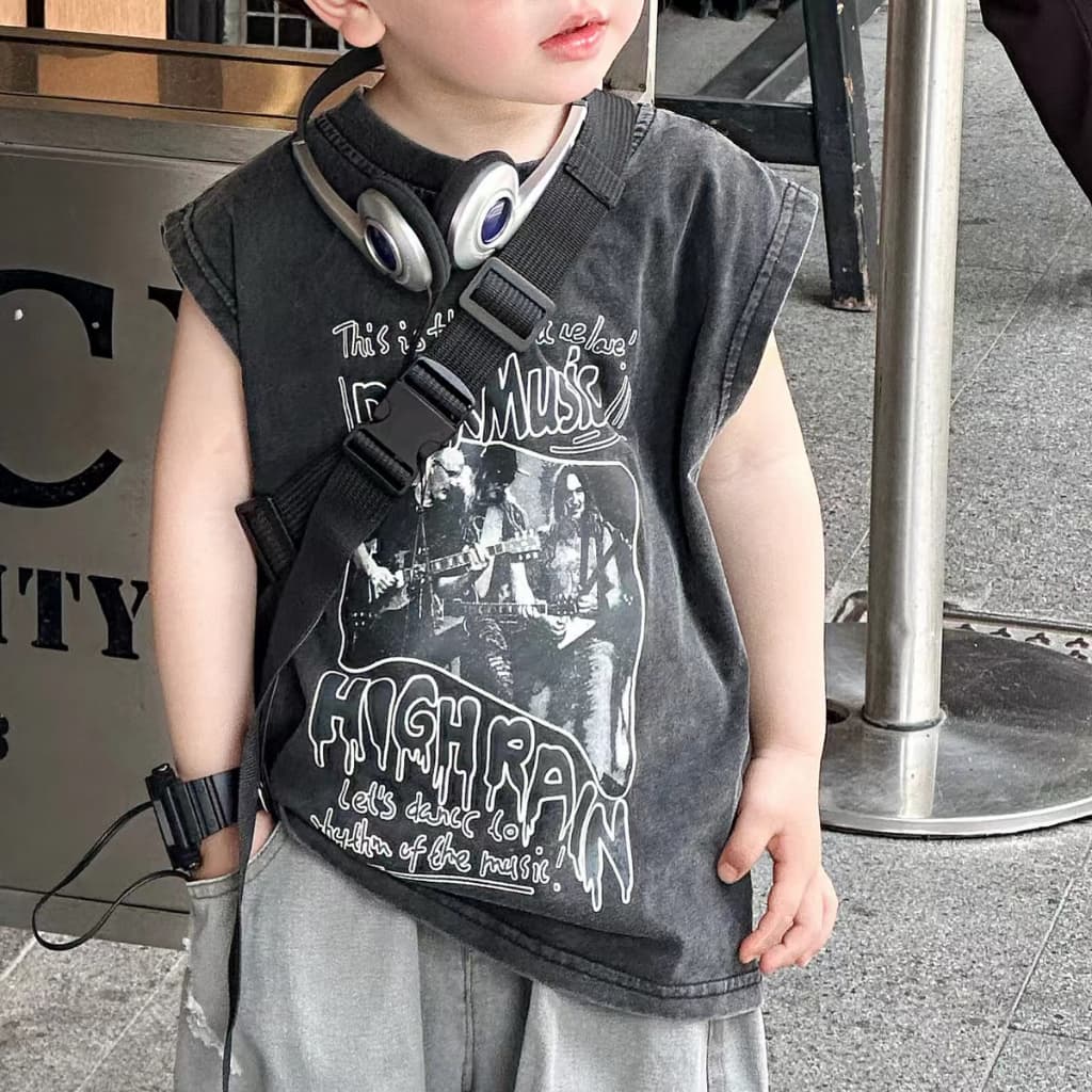 เสื้อท็อป และกางเกงขาสั้น ลายจุด สไตล์ฮาวาย แฟชั่นฤดูร้อน สําหรับเด็กผู้ชาย สองชิ้น รูปที่ 3