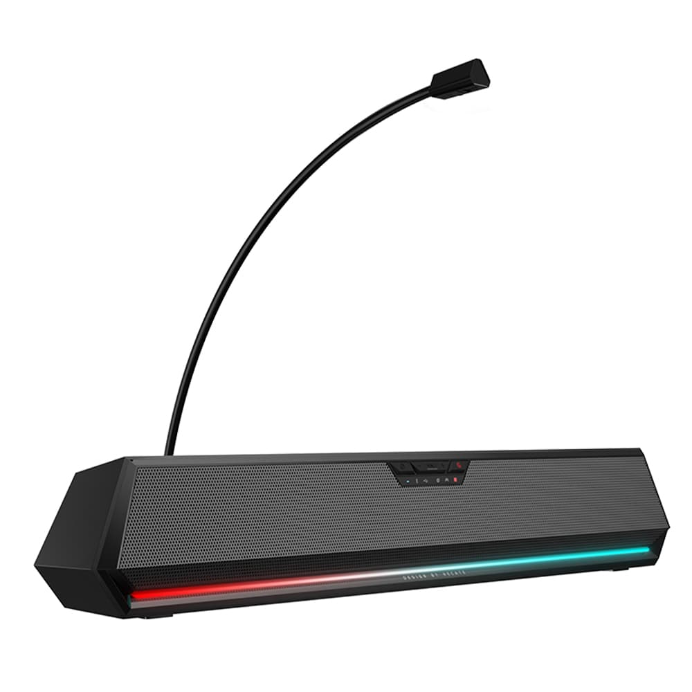 Edifier HECATE G1500 BAR ลำโพงเกมมิ่ง 7.1 Surround, ลำโพงบาร์สำหรับเกม, รองรับการเชื่อมต่อ Bluetooth 5.3/USB-A, โหมดเสียงเกม/ภาพยนตร์/เพลง, ไมโครโฟนแบบถอดได้พร้อมสวิตช์, เสียงเบสที่ลึก, เสียงที่ชัดเจน, เอฟเฟกต์ไฟ RGB, รองรับ PC/แล็ปท็อป/MAC/PS4/PS5/Switch รูปที่ 9
