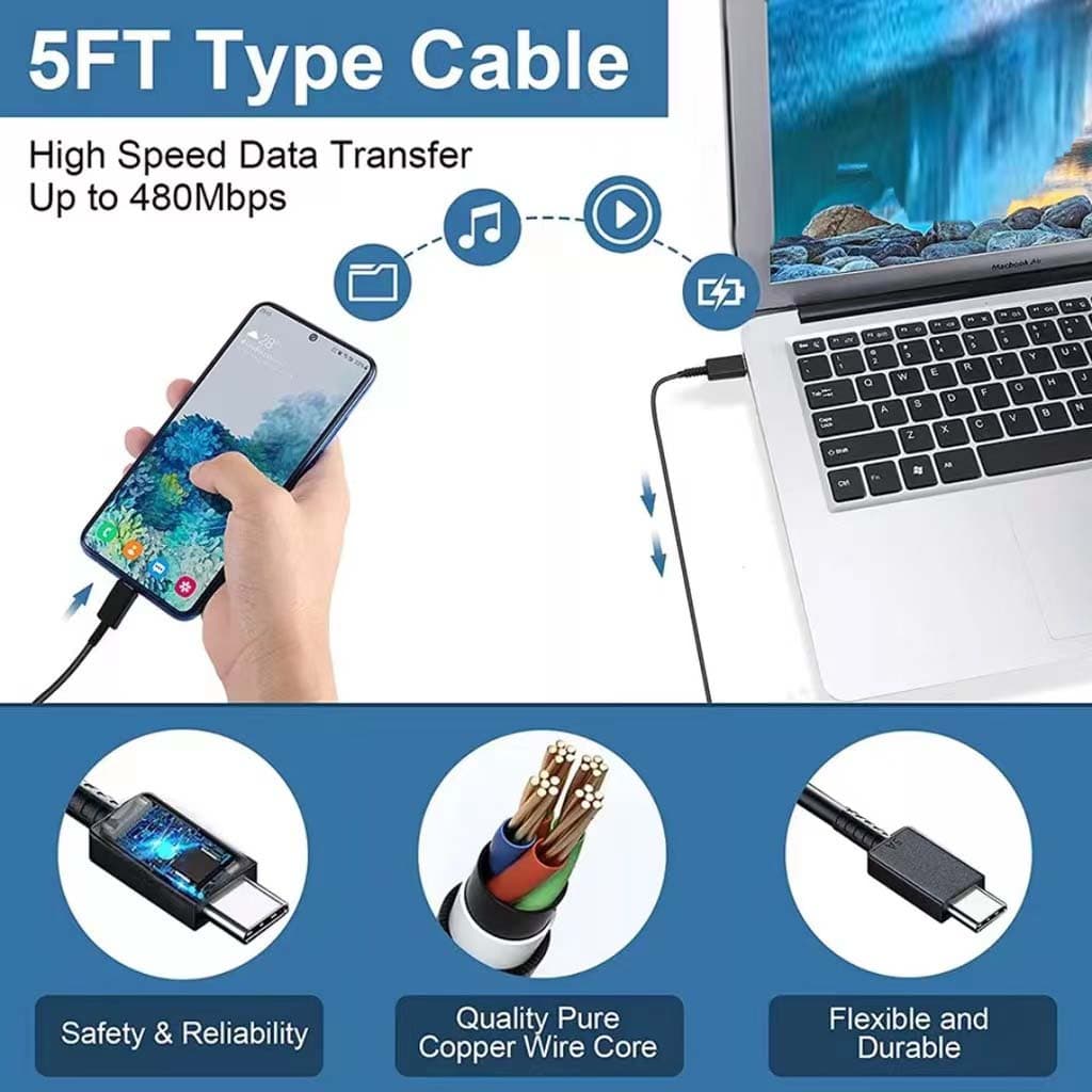 MOJUE Samsvng For Galaxy หัวชาร์จเร็ว 25W สำหรับ Fast Charge Samsvng รูปที่ 3