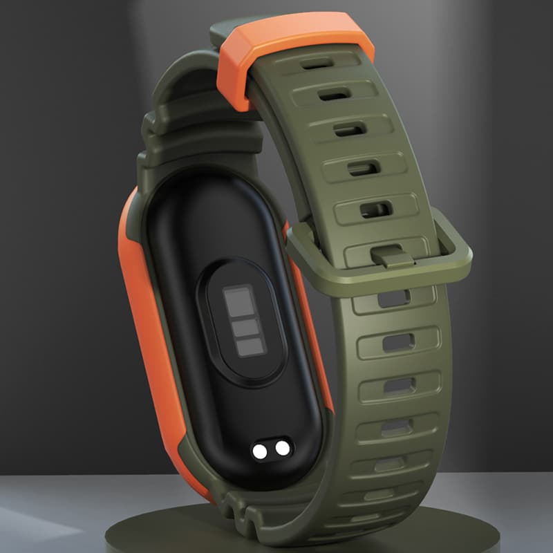 Mijobs สําหรับ Mi Band 10 9 8 ผู้ชายผู้หญิงกันน้ําสําหรับ Mi Band 7 สร้อยข้อมือกีฬาสําหรับ Xiaomi Mi Band 6/Mi Band 5 NFC Global รุ่น TPU เปลี่ยนอุปกรณ์เสริมสายรัดข้อมือ รูปที่ 5