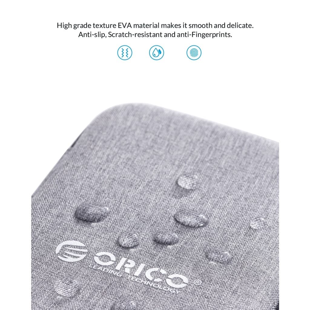Orico 2.5 นิ้ว HDD/SSD ฮาร์ดไดรฟ์กรณี HDD Protector กระเป๋าแบบพกพาฮาร์ดไดรฟ์ภายนอกสําหรับ USB อุปกรณ์เสริม รูปที่ 7