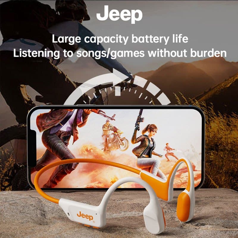 Jeep JPS-EC006 หูฟังบลูทูธ 5.3 IPX5กันน้ํา แบตเตอรี่ยาวนาน หูฟังไร้สาย พร้อมไมโครโฟน ระบบ Bone Conduction รูปที่ 4