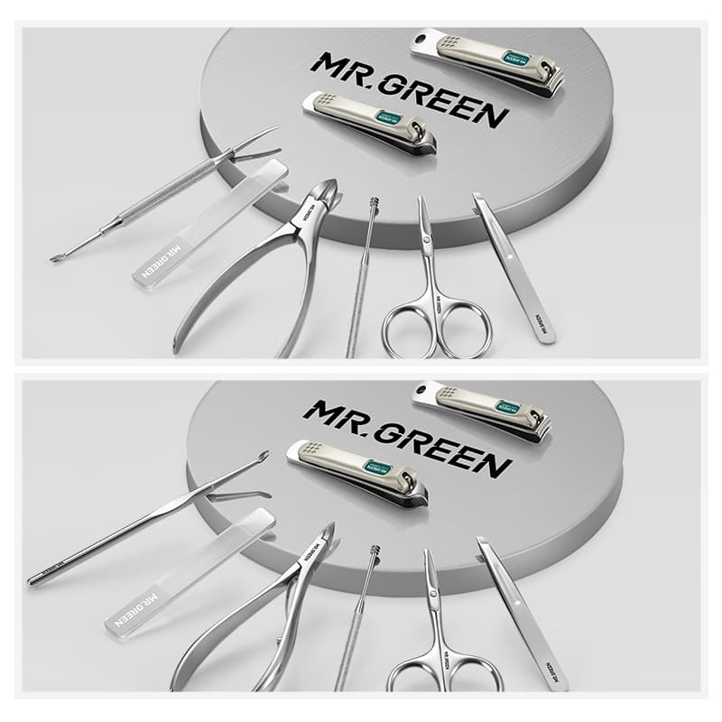 Mr.green ชุดกรรไกรตัดเล็บ หนังกําพร้า แฟชั่น 8 ชิ้น รูปที่ 3