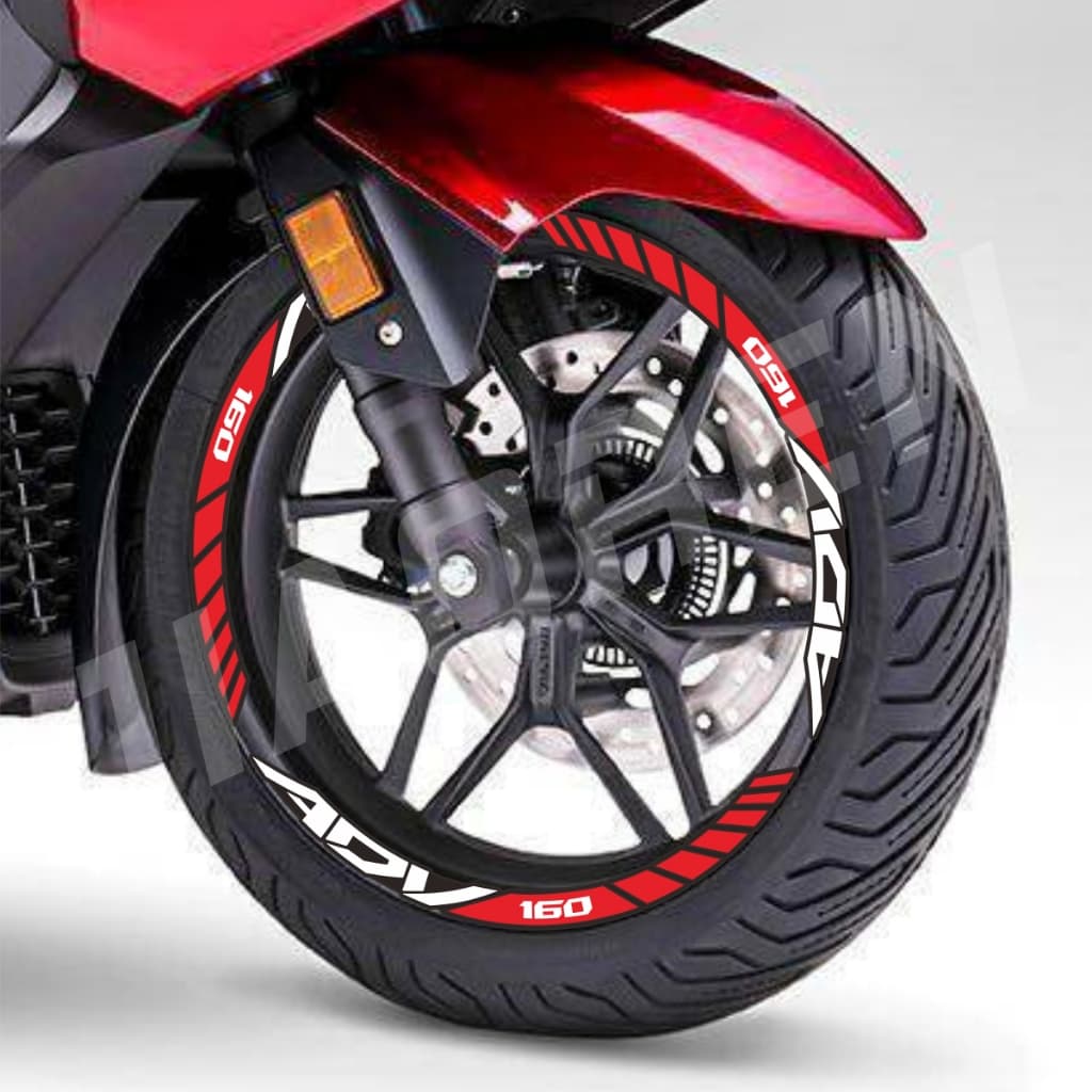 สติ๊กเกอร์ล้อ adv160 สติ๊กเกอร์ adv150 สติ๊กเกอร์ติดขอบล้อ รูปที่ 1