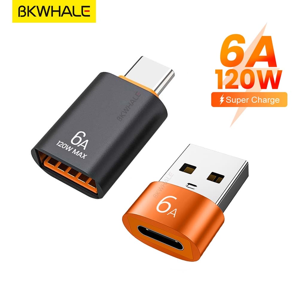 Bkwhale อะแดปเตอร์แปลง usb 3.0 เป็น Type c OTG Type c ตัวผู้ เป็น usb ตัวเมีย สําหรับแล็ปท็อป Xiaomi USBC Adaptador usb a tipo c รูปที่ 1