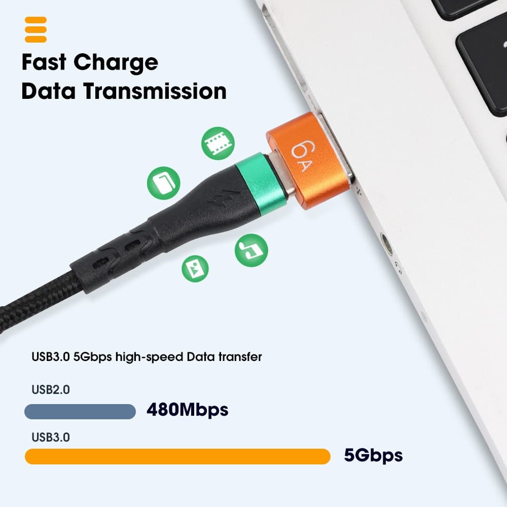 Bkwhale อะแดปเตอร์แปลง usb 3.0 เป็น Type c OTG Type c ตัวผู้ เป็น usb ตัวเมีย สําหรับแล็ปท็อป Xiaomi USBC Adaptador usb a tipo c รูปที่ 5