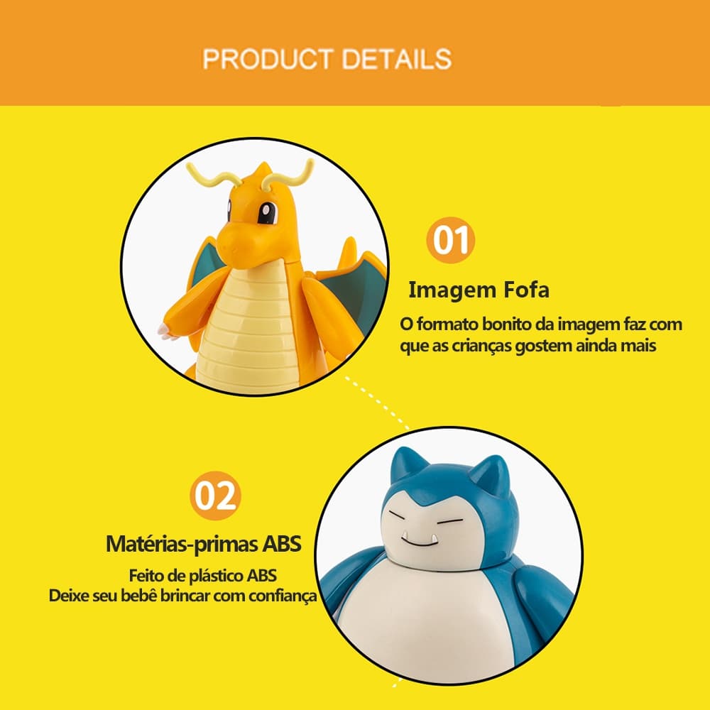 Pokemon โปเกบอล Pikachu Mewtwo Charizard Eevee Gengar แอ็คชั่นฟิกเกอร์ Poke Ball เด็กของเล่น รูปที่ 6