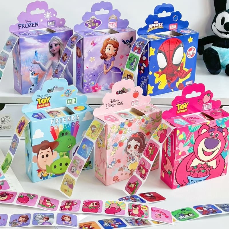 ในไทยสติกเกอร์ ลายการ์ตูนดิสนีย์ Lotso Sanrio มิกกี้ โซเฟีย เจ้าหญิง โฟรเซ่น ของขวัญ ของเล่น สําหรับเด็กผู้หญิง 200 ชิ้น ต่อกล่อง รูปที่ 1