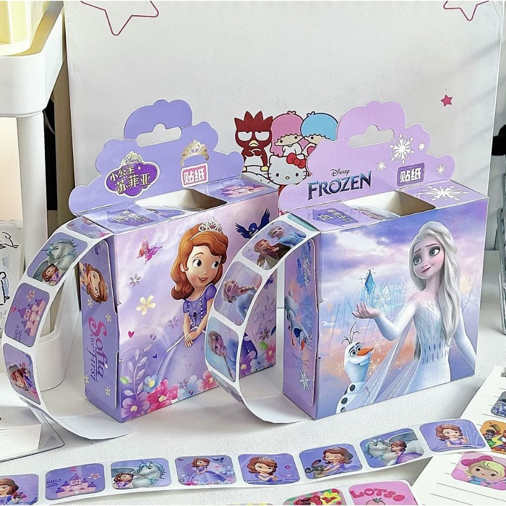 ในไทยสติกเกอร์ ลายการ์ตูนดิสนีย์ Lotso Sanrio มิกกี้ โซเฟีย เจ้าหญิง โฟรเซ่น ของขวัญ ของเล่น สําหรับเด็กผู้หญิง 200 ชิ้น ต่อกล่อง รูปที่ 7