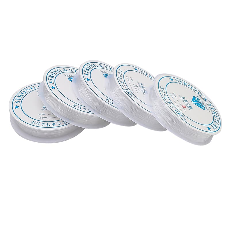 0.25 มม. - 0.8 มม. คริสตัลใส ลูกปัด สายสตริง ด้าย ไม่ยืด แข็งแรง สายไนล่อน สําหรับ DIY สร้อยคอ สร้อยข้อมือ เครื่องประดับ ทํา รูปที่ 6