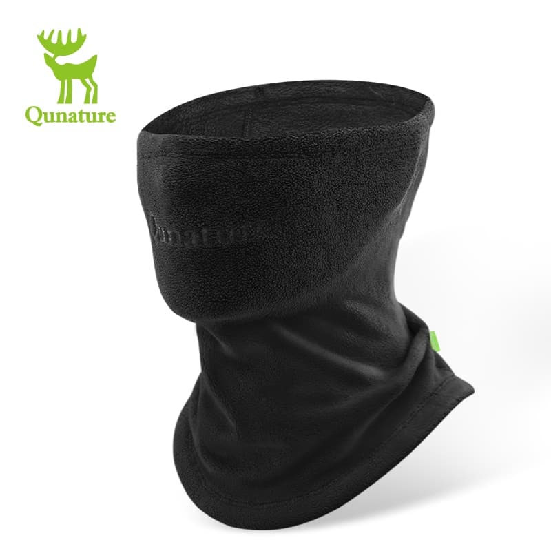Qunature หน้ากาก ผ้าฟลีซ แบบหนา กันลม ให้ความอบอุ่น สําหรับขี่รถจักรยานยนต์ เล่นสกี กลางแจ้ง รูปที่ 2