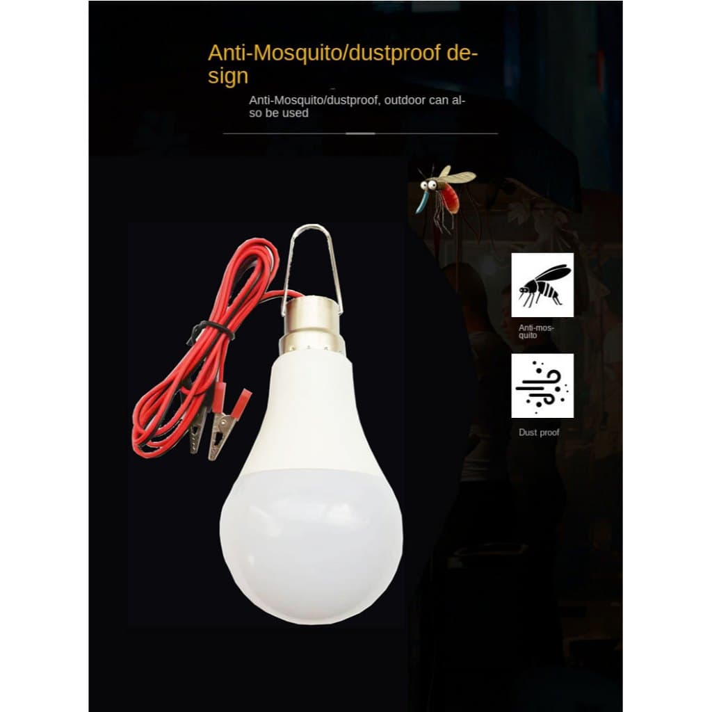 หลอดไฟ LED DC 12V 3W 6W 9W12W 15W 18W ความสว่างสูง สําหรับตั้งแคมป์ รูปที่ 2