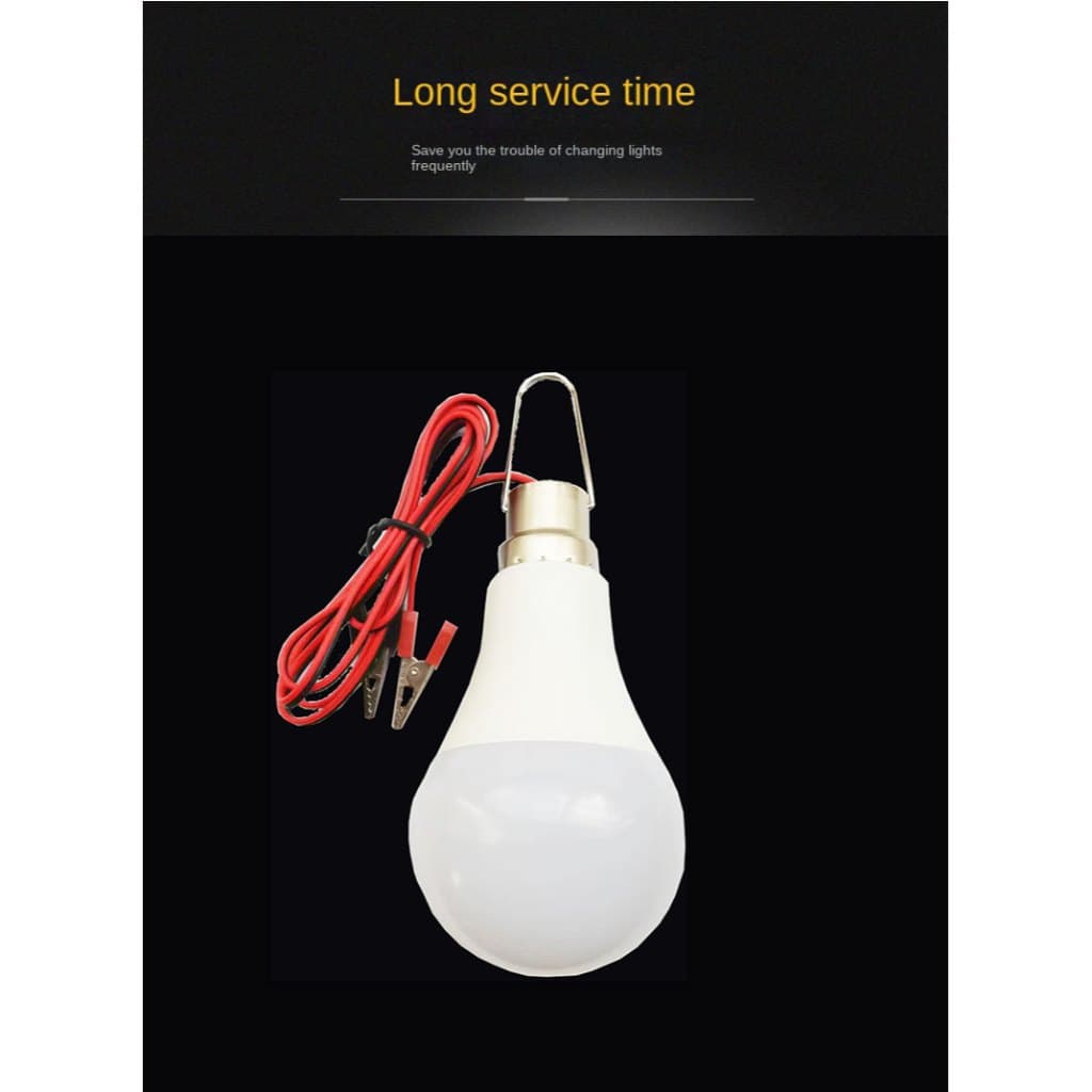 หลอดไฟ LED DC 12V 3W 6W 9W12W 15W 18W ความสว่างสูง สําหรับตั้งแคมป์ รูปที่ 4