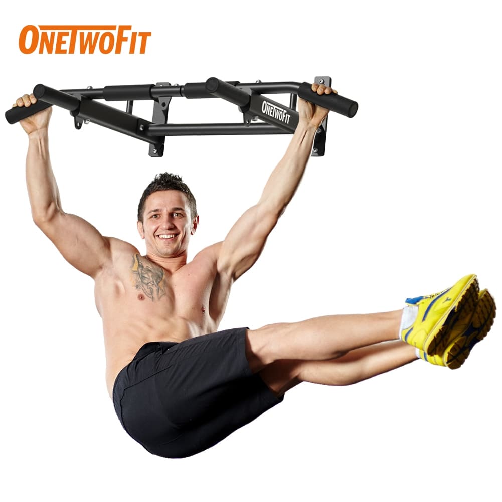 OneTwoFit บาร์โหนติดผนัง บาร์ดึงข้อ หรือกําแพง สำหรับติดถาวร ยืดตัว บริหารหน้าท้อง รับน้ำหนักได้ 200KG รูปที่ 3