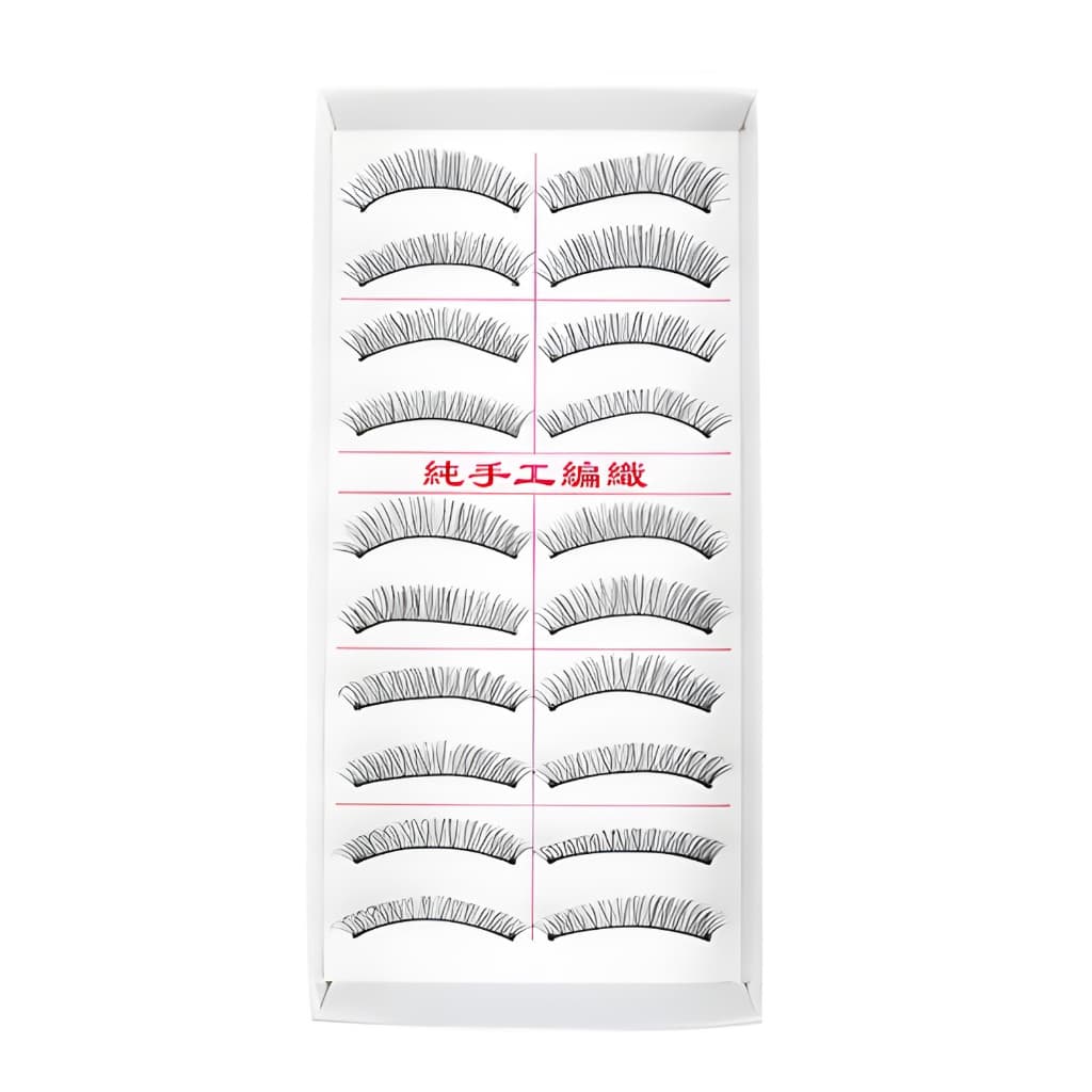 ขนตาปลอม สไตล์ไต้หวัน 10 คู่ #216 #217 #218 #219Lash เทปต่อขนตา แบบนุ่ม พร้อมคลัสเตอร์ สําหรับแต่งหน้า รูปที่ 7