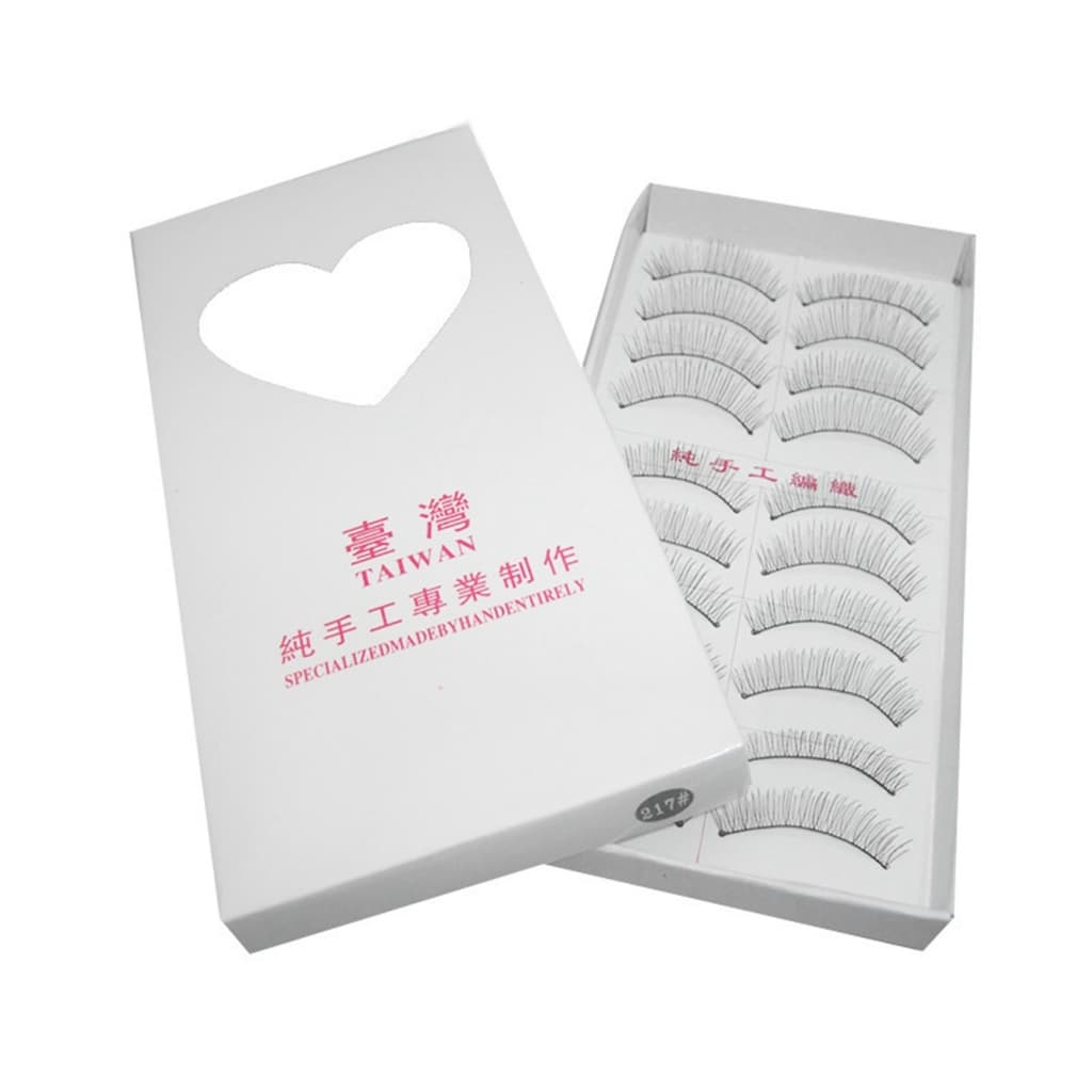 ขนตาปลอม สไตล์ไต้หวัน 10 คู่ #216 #217 #218 #219Lash เทปต่อขนตา แบบนุ่ม พร้อมคลัสเตอร์ สําหรับแต่งหน้า รูปที่ 8