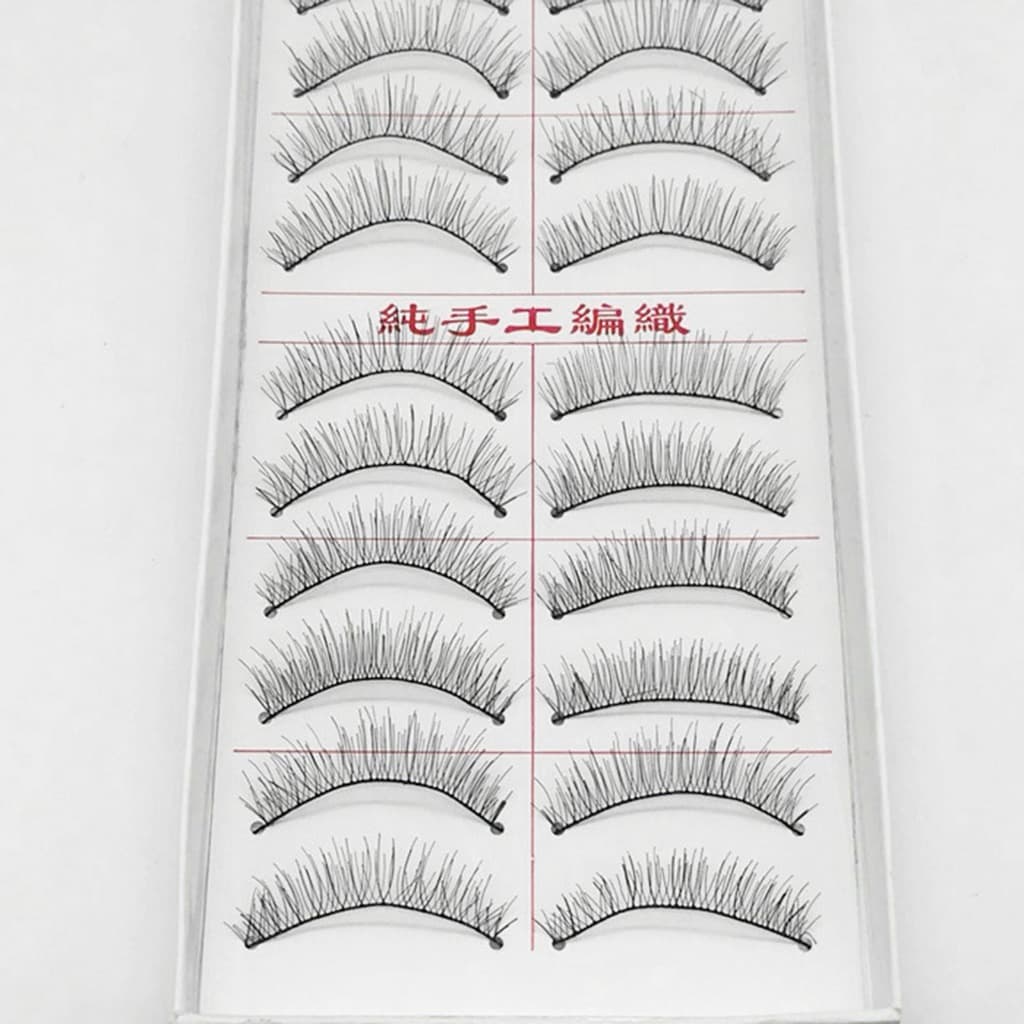 ขนตาปลอม สไตล์ไต้หวัน 10 คู่ #216 #217 #218 #219Lash เทปต่อขนตา แบบนุ่ม พร้อมคลัสเตอร์ สําหรับแต่งหน้า รูปที่ 5