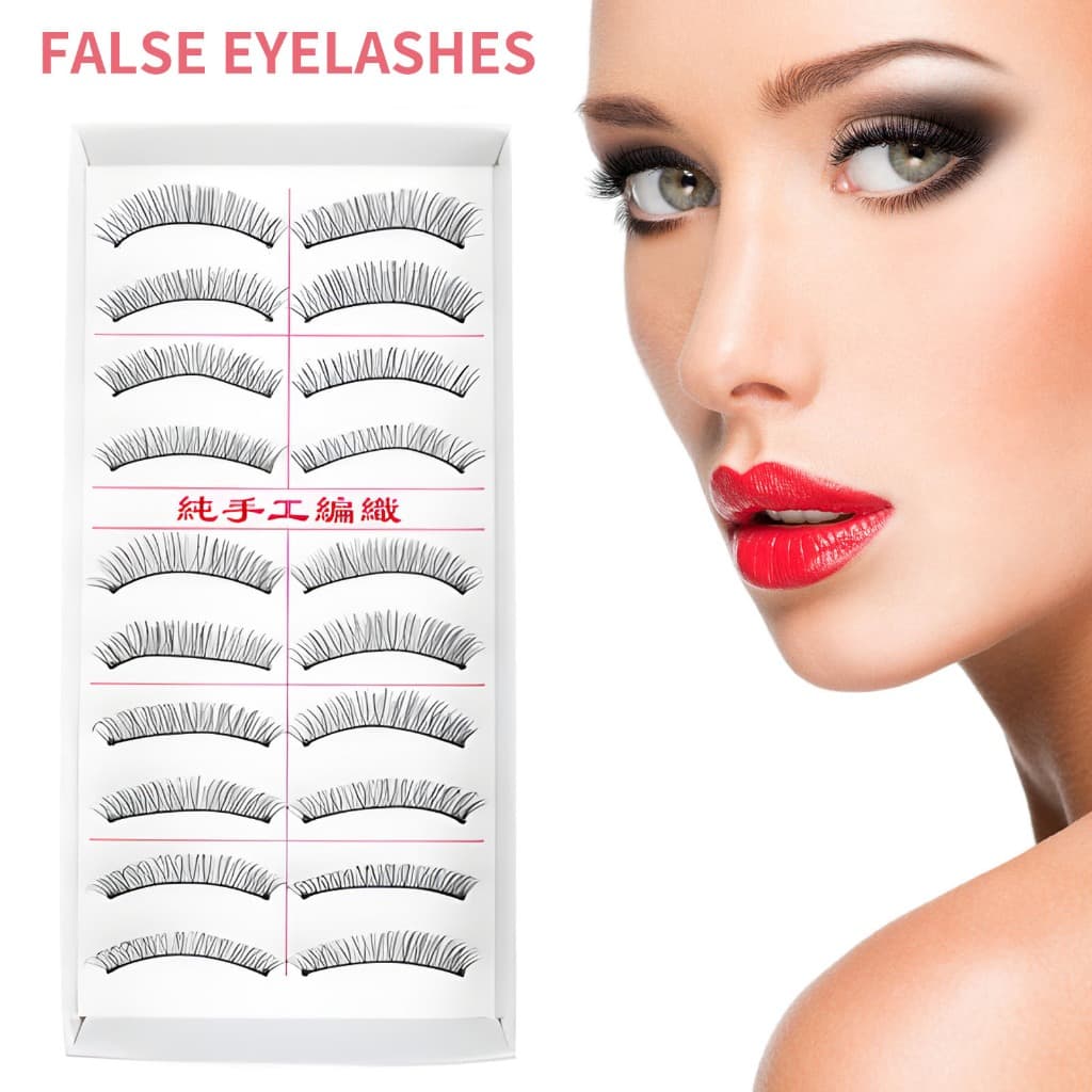 ขนตาปลอม สไตล์ไต้หวัน 10 คู่ #216 #217 #218 #219Lash เทปต่อขนตา แบบนุ่ม พร้อมคลัสเตอร์ สําหรับแต่งหน้า รูปที่ 3