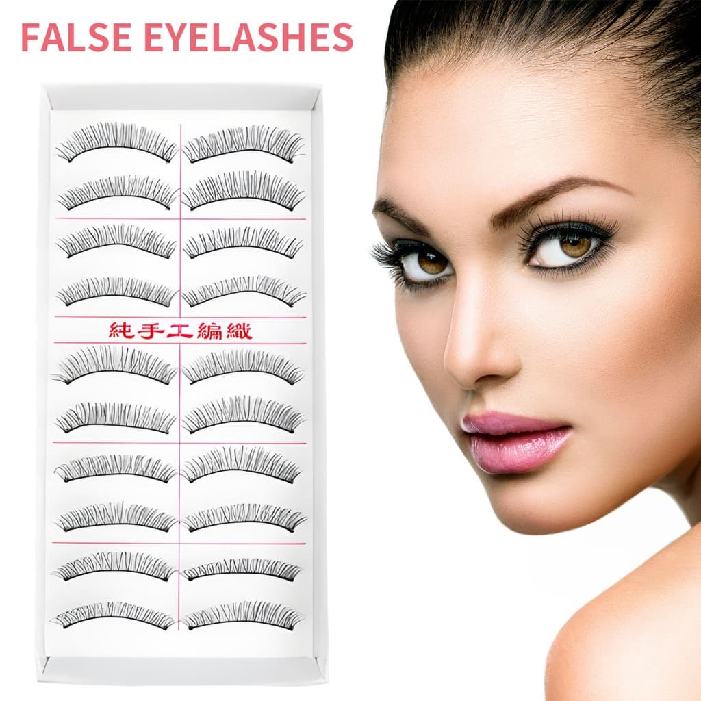 ขนตาปลอม สไตล์ไต้หวัน 10 คู่ #216 #217 #218 #219Lash เทปต่อขนตา แบบนุ่ม พร้อมคลัสเตอร์ สําหรับแต่งหน้า รูปที่ 4
