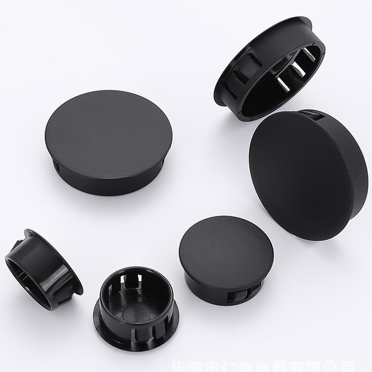 จุกปิดรูพลาสติก PVC ไนล่อน สีดํา 5 มม.-50 มม. PA66 รูปที่ 5
