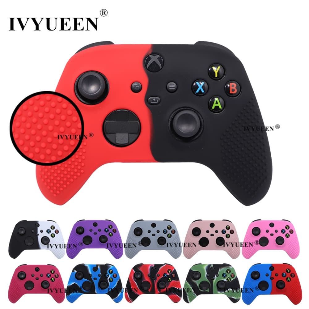 Ivyueen Anti-Alip Skin สําหรับ XBox Series XS Core Controller เคสซิลิโคน XSX XSS ฝาครอบป้องกัน รูปที่ 1