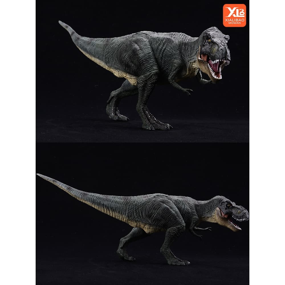 โมเดลฟิกเกอร์ไดโนเสาร์ Jurassic Brinquedo Savage Tyrannosaurus Rex Velociraptor Mosasaur ของเล่นสําหรับเด็ก รูปที่ 3