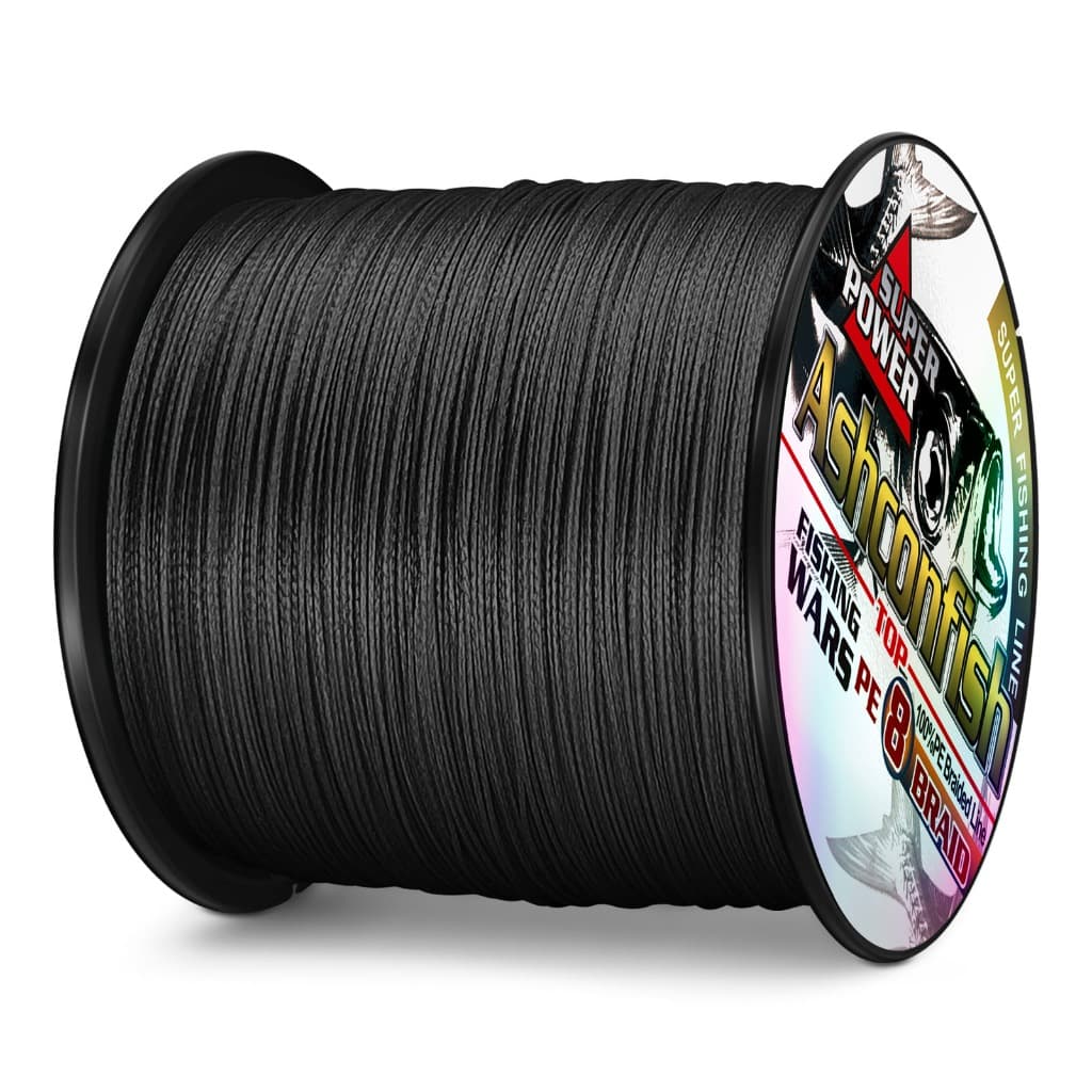 Ashconfish สายเอ็นตกปลาถัก PE X8 1000 ม. สีดํา แดง 8 เส้น รูปที่ 7