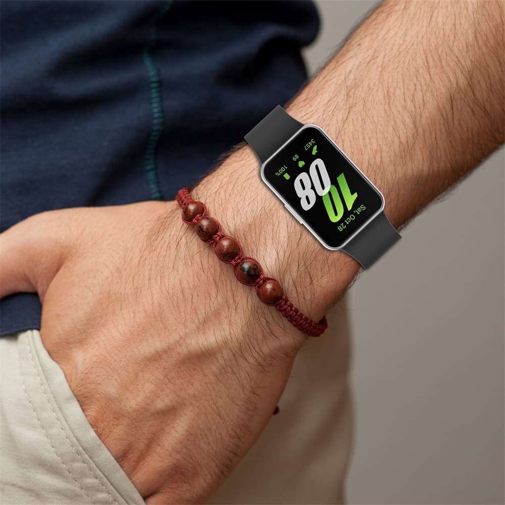 สายนาฬิกาข้อมือซิลิโคน แบบนิ่ม สําหรับ Galaxy Fit 3 รูปที่ 8
