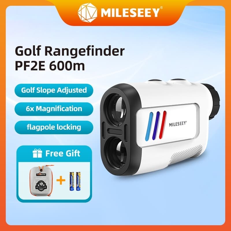 Mileseeyเครื่องวัดระยะทางดิจิทัล เลเซอร์ กล้องโทรทรรศน์ 600 เมตร หน้าจอ LCD กันน้ํา โฟกัสเร็ว รูปที่ 1
