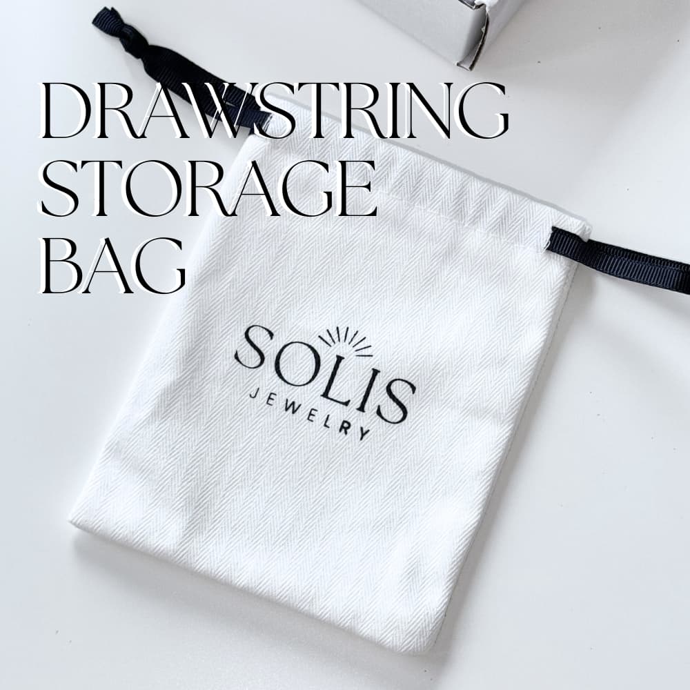 SOLIS JEWELRY กระเป๋าใส่เครื่องประดับผ้าฝ้าย รูปที่ 1