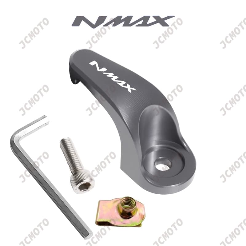 ตะขอแขวนหมวกกันน็อค โลหะผสม CNC สําหรับรถจักรยานยนต์ YAMAHA NMAX 155 NMAX V2 2020-2024 รูปที่ 6