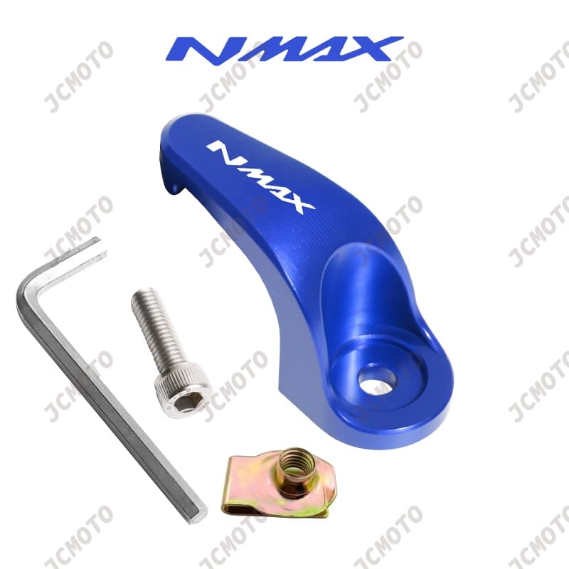 ตะขอแขวนหมวกกันน็อค โลหะผสม CNC สําหรับรถจักรยานยนต์ YAMAHA NMAX 155 NMAX V2 2020-2024 รูปที่ 8