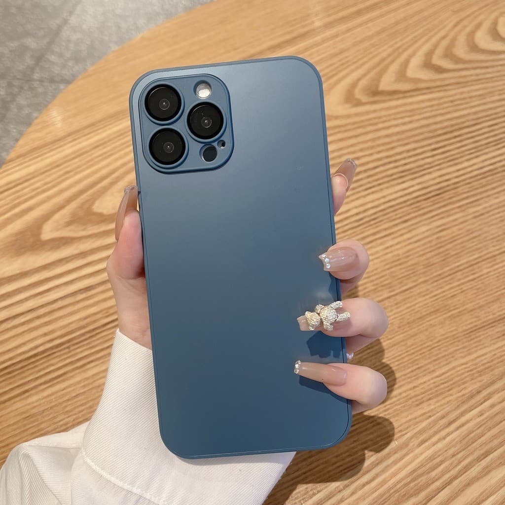 เคสโทรศัพท์มือถือ เนื้อแมตต์ ป้องกันกล้อง หรูหรา สําหรับ Iphone 15 Pro Max 14 13 12 11 Pro Max 14 15Plus รูปที่ 6