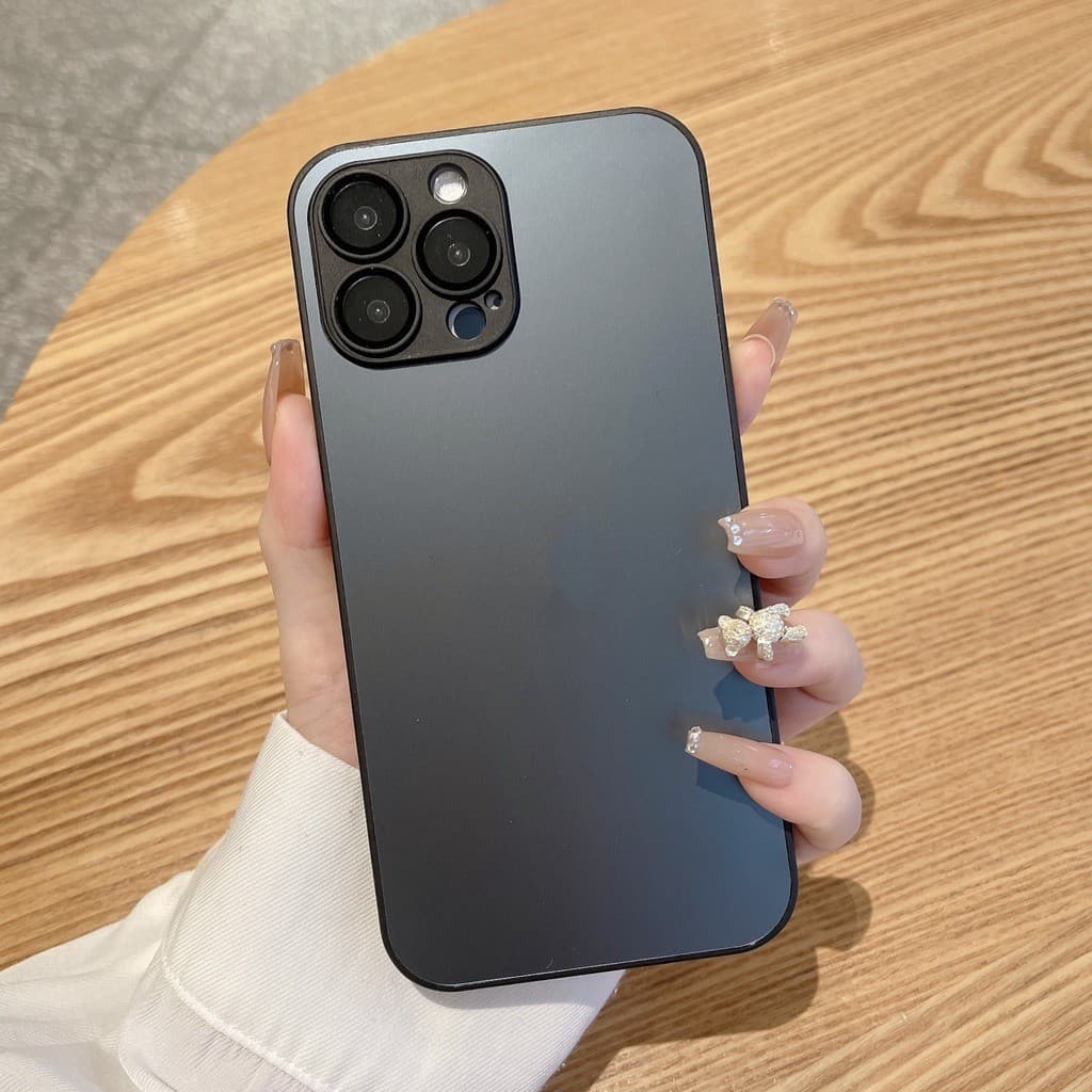 เคสโทรศัพท์มือถือ เนื้อแมตต์ ป้องกันกล้อง หรูหรา สําหรับ Iphone 15 Pro Max 14 13 12 11 Pro Max 14 15Plus รูปที่ 5