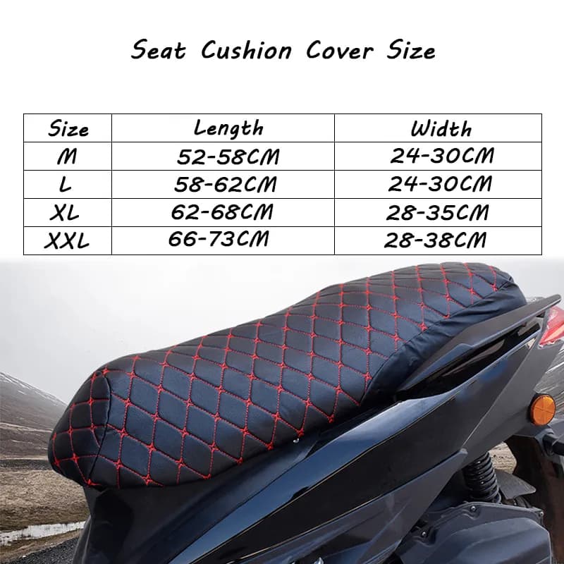 Seametal ผ้าคลุมเบาะรถจักรยานยนต์ หนัง Pu นิ่มมาก Honda ทุกรุ่น(เวฟ100,เวฟ110,เวฟ125,เวฟ125I,เวฟ110I,ดรีมซุปเปอร์คัพ,ดรีม125) รูปที่ 8