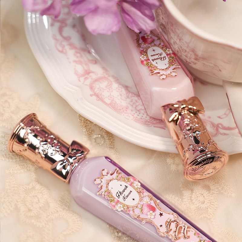 ลิปกลอส Flower Knows Strawberry Rococo Series Glowy ติดทนนาน ลิปปากฉ่ำวาว 3.5 มล. รูปที่ 5
