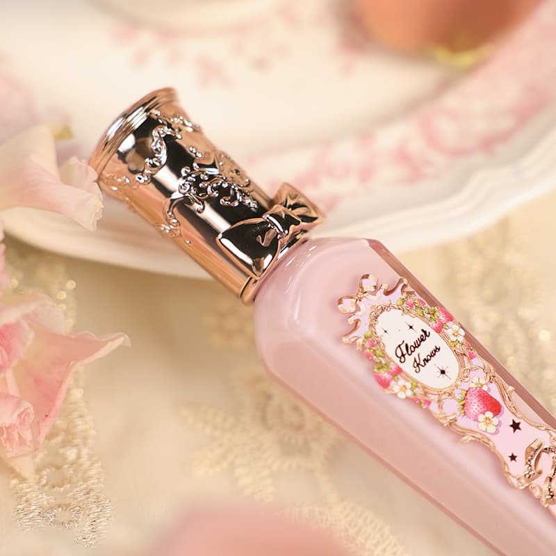 ลิปกลอส Flower Knows Strawberry Rococo Series Glowy ติดทนนาน ลิปปากฉ่ำวาว 3.5 มล. รูปที่ 6