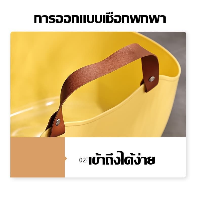 กระบะทรายแมวแบบพกพา พับได้ ห้องน้ำแมวแบบพกพา ห้องน้ำแมวในรถ 51*36*24ซม #Z005 รูปที่ 7