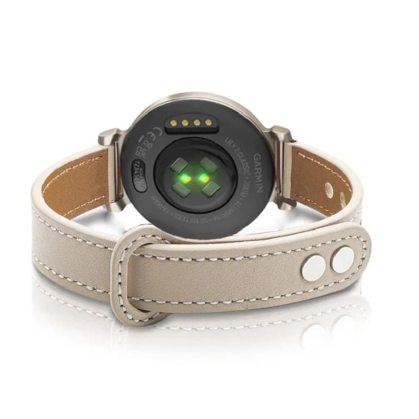 Watch Strap Compatible For สาย garmin lily 2 สายนาฬิกาข้อมือหนัง แบบบางพิเศษ สาย Garmin Lily 2 Active Strap สําหรับ Leather Watch Strap For Garmin Lily 2 Strap Slim Thin Bracelet garmin lily 2 สาย Smart Watch 14mm Watchband Garmin Lily 2 Active สาย รูปที่ 9