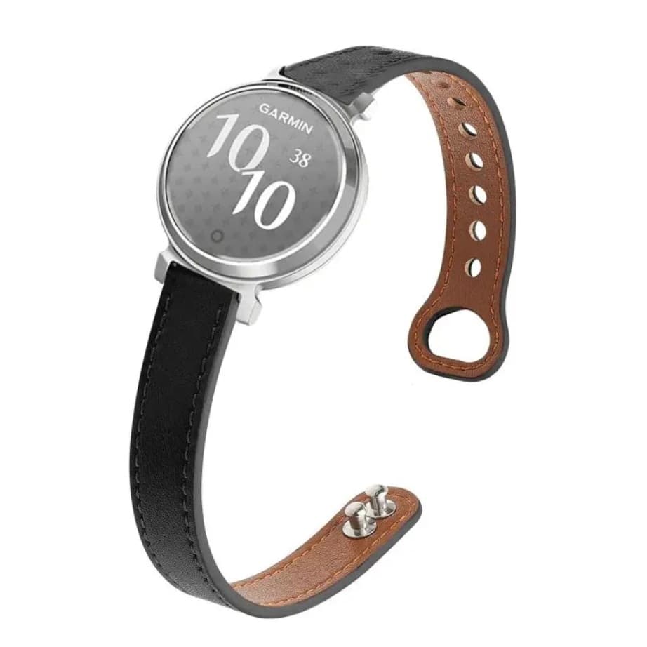 Watch Strap Compatible For สาย garmin lily 2 สายนาฬิกาข้อมือหนัง แบบบางพิเศษ สาย Garmin Lily 2 Active Strap สําหรับ Leather Watch Strap For Garmin Lily 2 Strap Slim Thin Bracelet garmin lily 2 สาย Smart Watch 14mm Watchband Garmin Lily 2 Active สาย รูปที่ 5