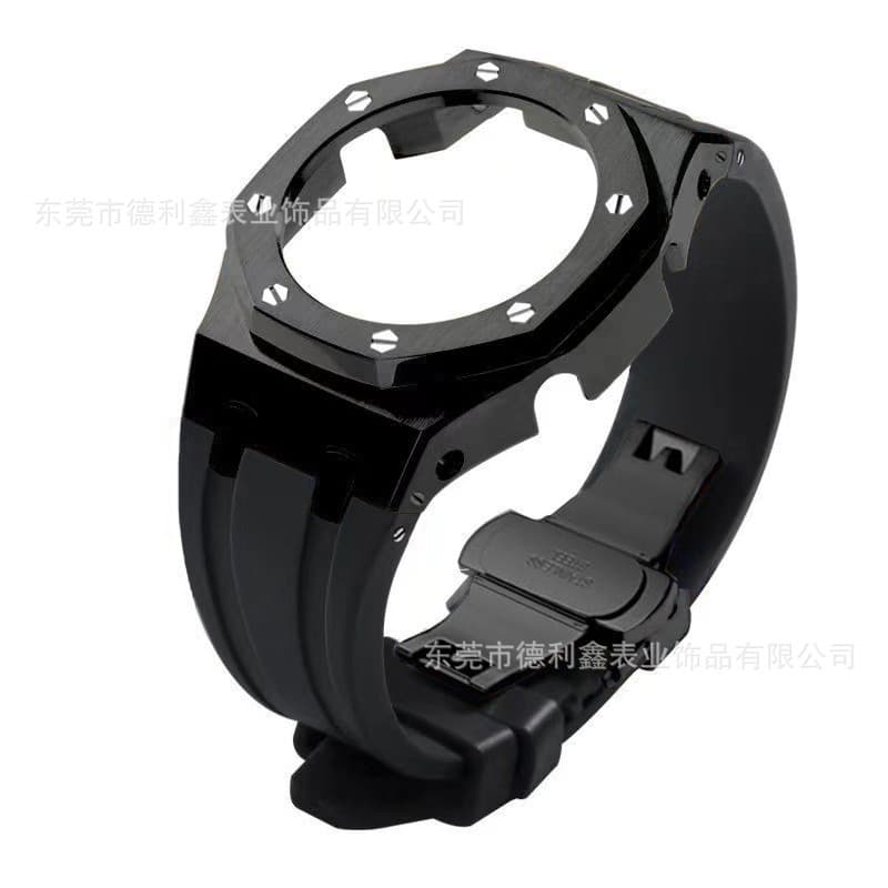 เหมาะสําหรับ Casio GA-2100/GM-2100 สแตนเลสสตีลเทป GA2110 2100GB ดัดแปลงอุปกรณ์เสริม รูปที่ 4