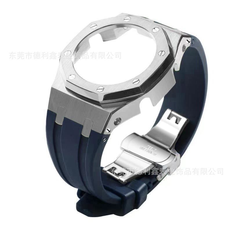 เหมาะสําหรับ Casio GA-2100/GM-2100 สแตนเลสสตีลเทป GA2110 2100GB ดัดแปลงอุปกรณ์เสริม รูปที่ 1