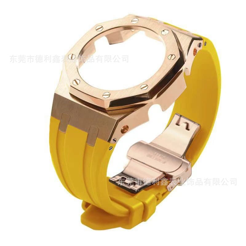 เหมาะสําหรับ Casio GA-2100/GM-2100 สแตนเลสสตีลเทป GA2110 2100GB ดัดแปลงอุปกรณ์เสริม รูปที่ 5