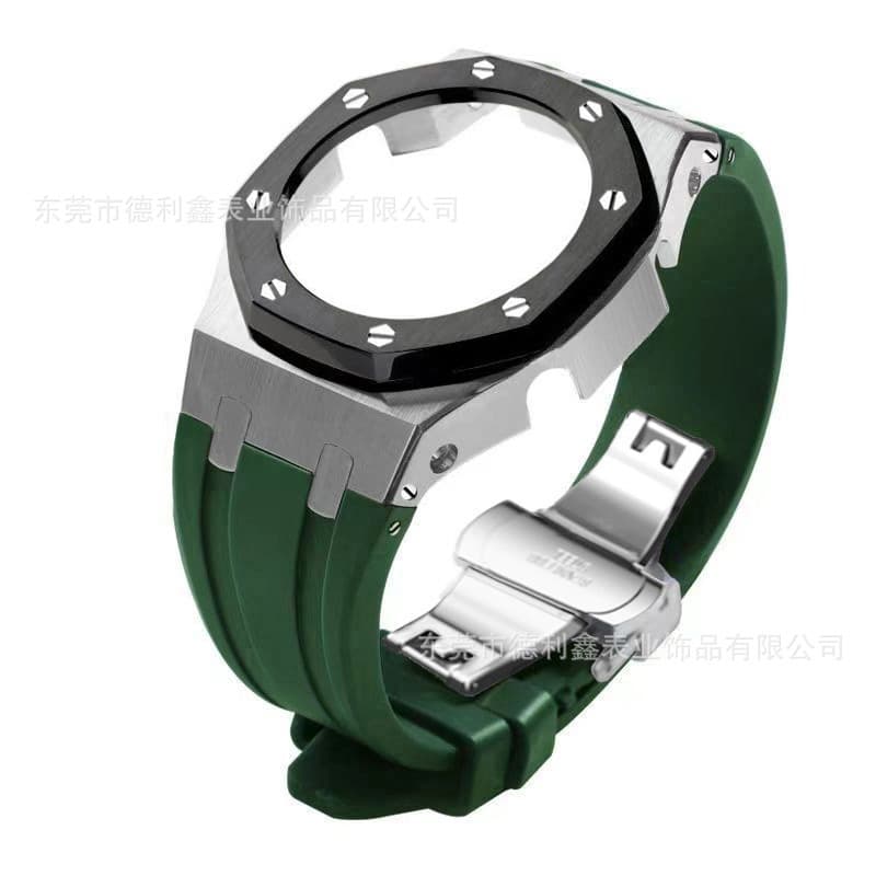 เหมาะสําหรับ Casio GA-2100/GM-2100 สแตนเลสสตีลเทป GA2110 2100GB ดัดแปลงอุปกรณ์เสริม รูปที่ 7