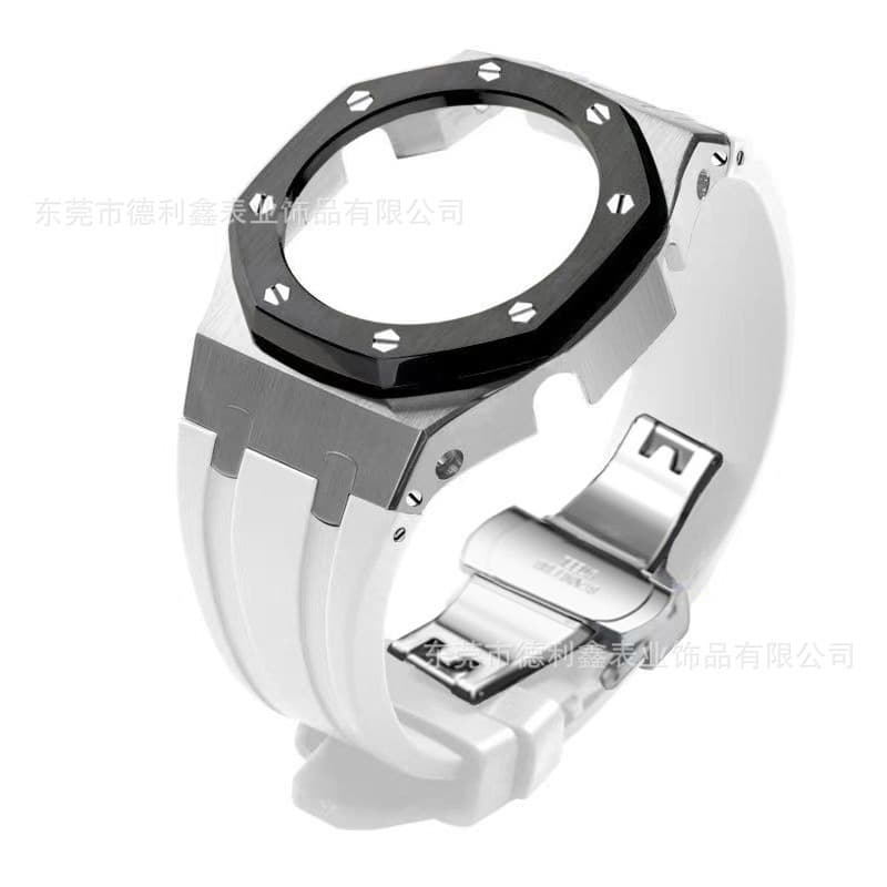 เหมาะสําหรับ Casio GA-2100/GM-2100 สแตนเลสสตีลเทป GA2110 2100GB ดัดแปลงอุปกรณ์เสริม รูปที่ 8